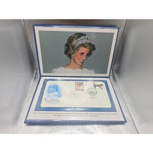 Princess Diana Royal Wedding Photo Book & Memorial Stamp Folio Collection